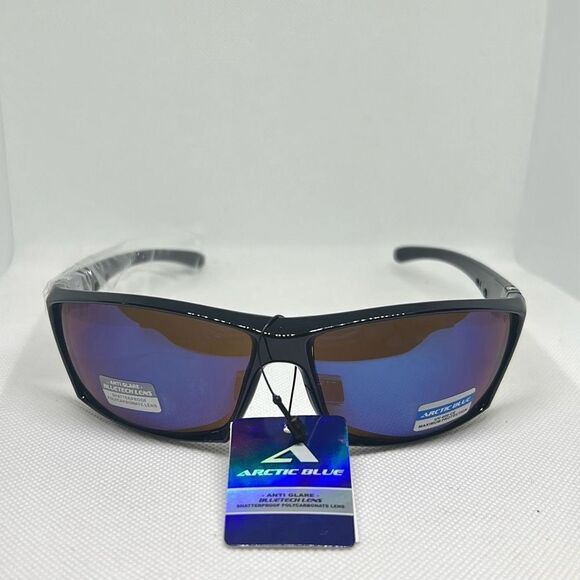 Arctic Blue Mirrored Sunglasses - Picture 3 of 3